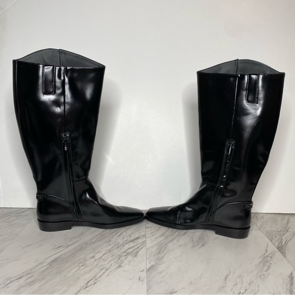 Sam Edelman Cesar Black Tall Athletic Fit Riding Boot 8 - Picture 5 of 15